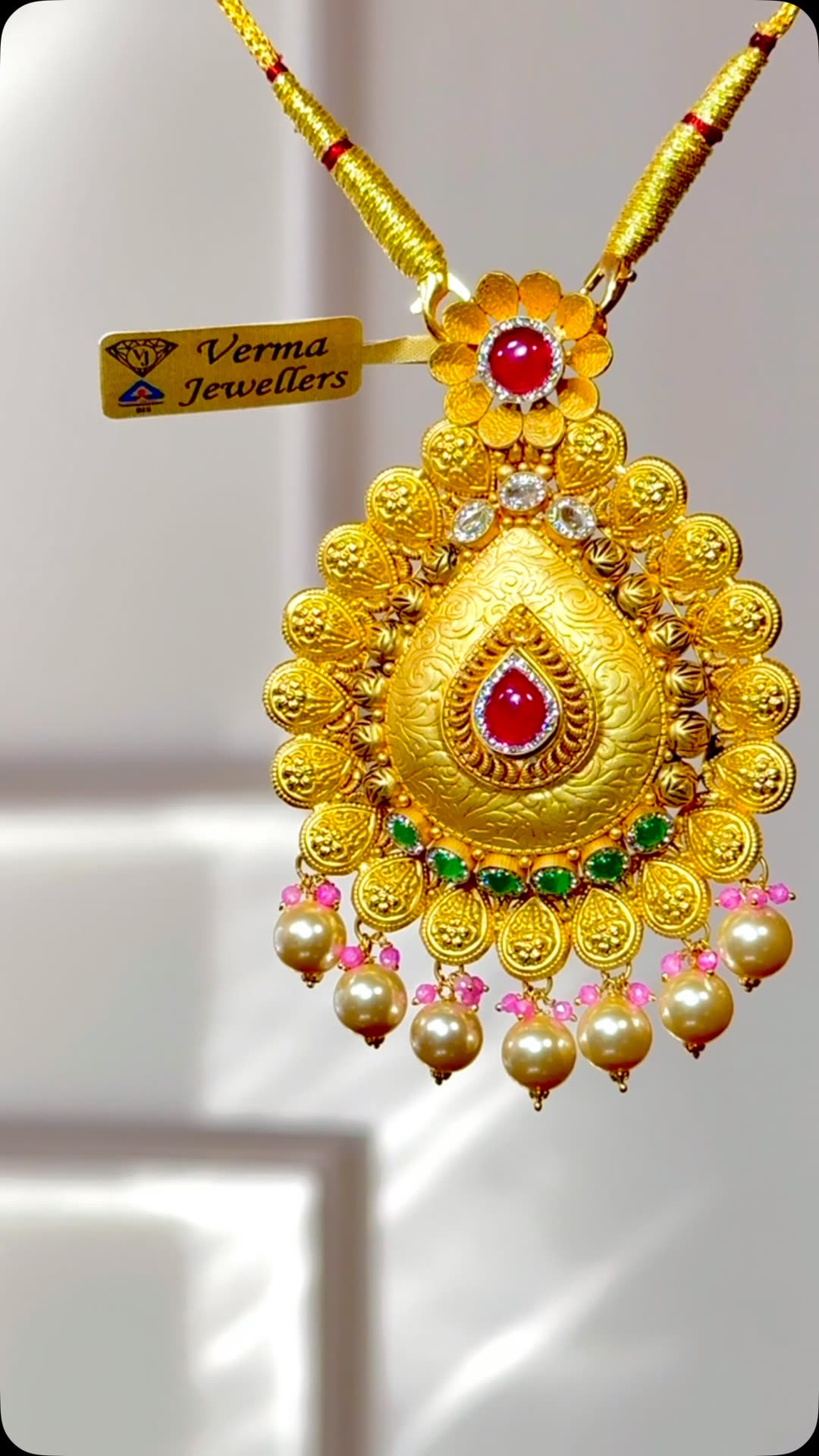 Ruby Temple Pendant