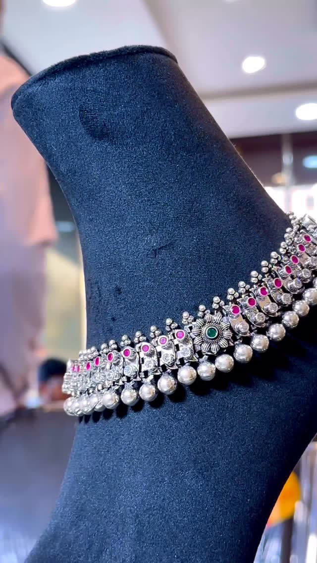 Oxidised Silver Choker